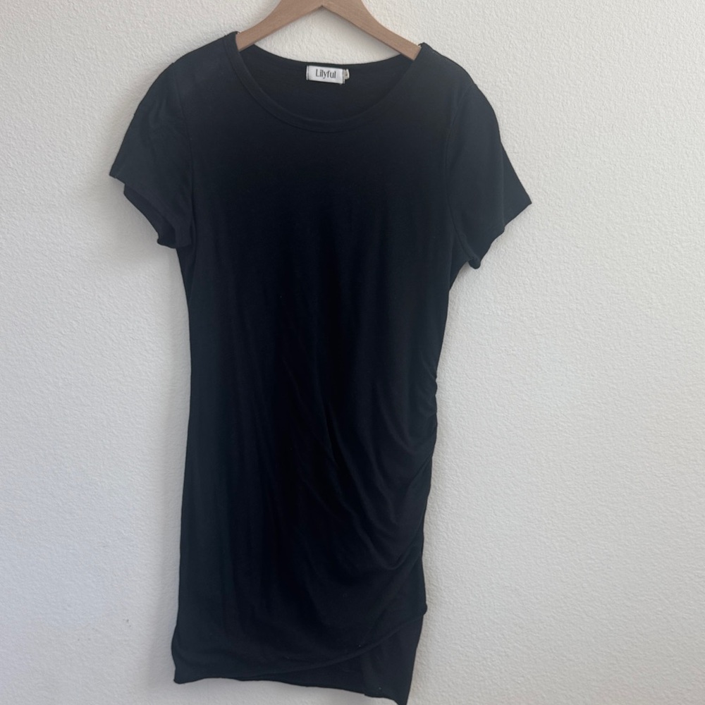 Black Short Sleeve Dress